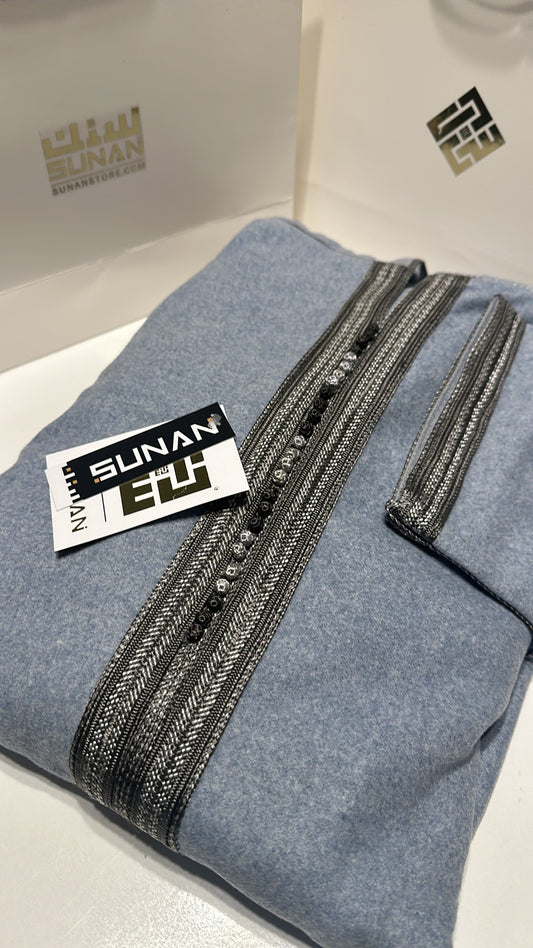 SUNAN - Stone Grey Super-Soft Wool