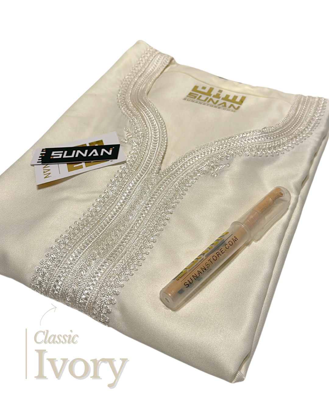 SUNAN - Classic Ivory 3/4 Sleeve