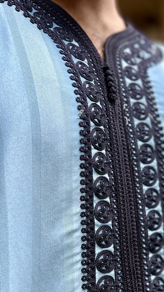 SUNAN - Stripe Edition 3/4 Sleeve Baby Blue