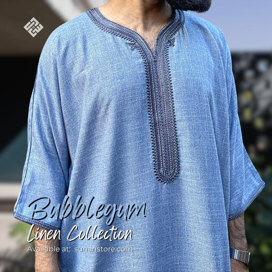 SUNAN - 3/4 Linen - Bubblegum