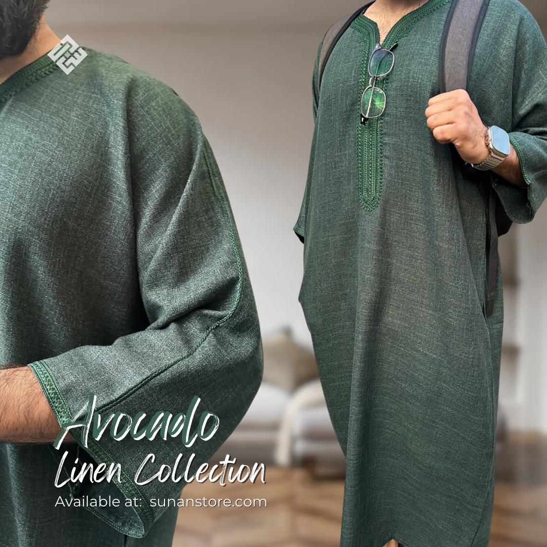 SUNAN - 3/4 Linen - Avocado