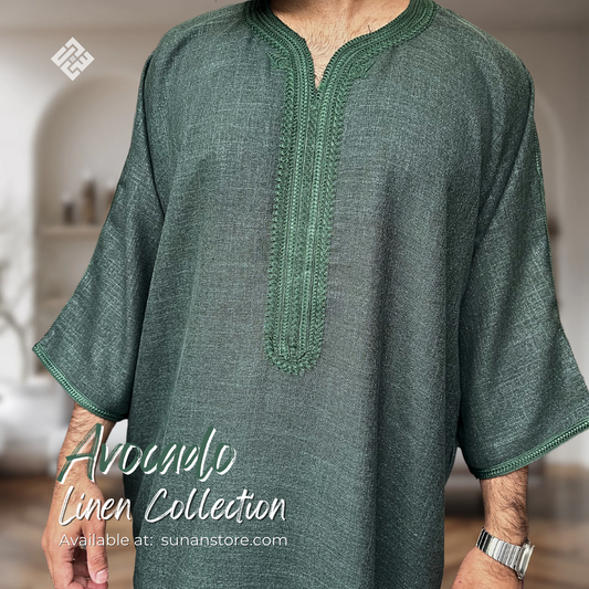 SUNAN - 3/4 Linen - Avocado