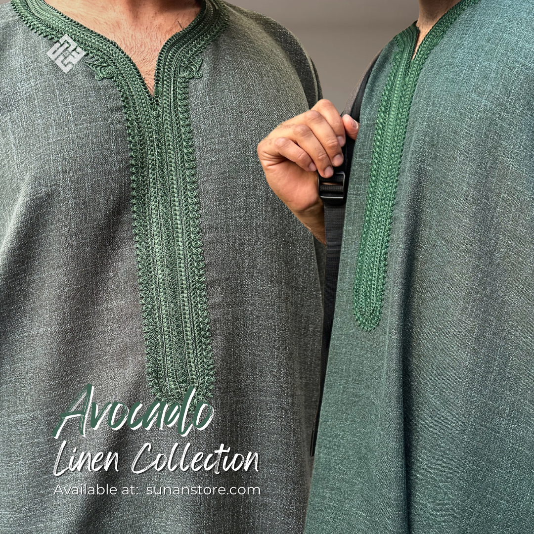 SUNAN - 3/4 Linen - Avocado