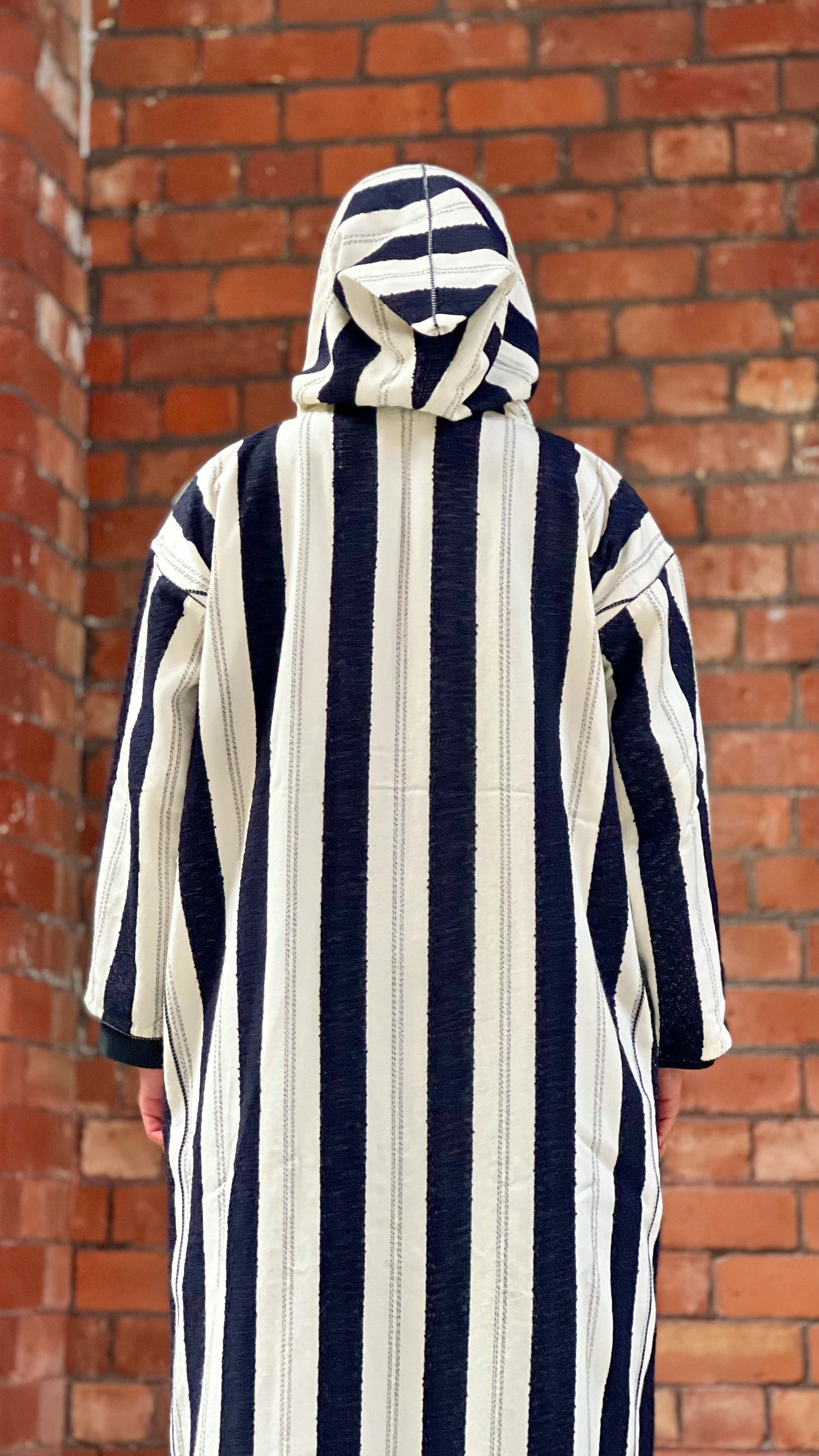 SUNAN - Supreme 50/50 Cream & Indigo Stripe